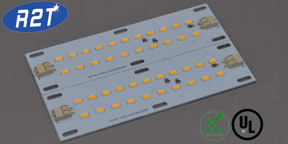 PCBA de 140x40mm 24V 9W 