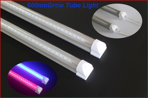 El tubo LED de la asamblea T8 del PWB del uso 2835 SMD LED de la fábrica de la planta crece ligero 
