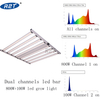 R2TGrow 2023 Luces de cultivo LED de espectro completo NEO 8Bars 1000w de canales duales impermeables profesionales para plantación de invernaderos