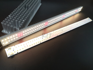 R2TCrecimiento flexible 240W Iluminación vertical 4x60W Samsung LM301H+Deep Red 96+16LED V2 Sunbar Plus Kit de barra de luces LED de cultivo de 2 pies