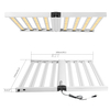 2022 La mejor barra solar plegable GP-650W Luces LED de cultivo de espectro completo Luces LED para plantas con 301B/H y Oslan VS Gavita-1700E