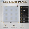 Módulo PCBA blanco frío de 144 LED 2835, tablero de luz LED de 290x290 mm 12 V para publicidad e iluminación