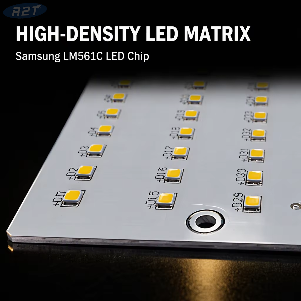 tablero de aluminio del módulo 3000K CRI80 del PWB del crecimiento LED de la planta interior de 290×290m m Samsung 5630