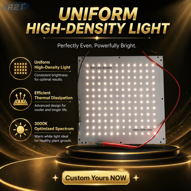 tablero de aluminio del módulo 3000K CRI80 del PWB del crecimiento LED de la planta interior de 290×290m m Samsung 5630