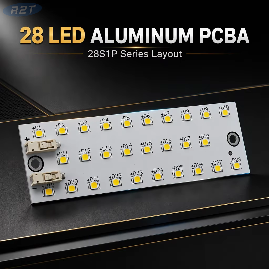 Módulo LED de aluminio SMD2835 de alto voltaje (75-90 V) Soluciones LED PCBA personalizadas - R2T Industria