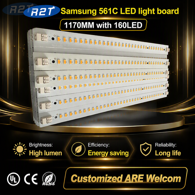 Barra de luz LED de cultivo Samsung LM561C S6 de 70 W (1170 x 20 mm) - Módulo PCB de aluminio de 3000 K de alta eficiencia para horticultura