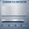 Placa cuántica LED de espectro completo de 324 LED de alta eficiencia, conjunto de PCB PCBA, motor de luz de crecimiento (3000K/4000K/5000K + 660nm/730nm)