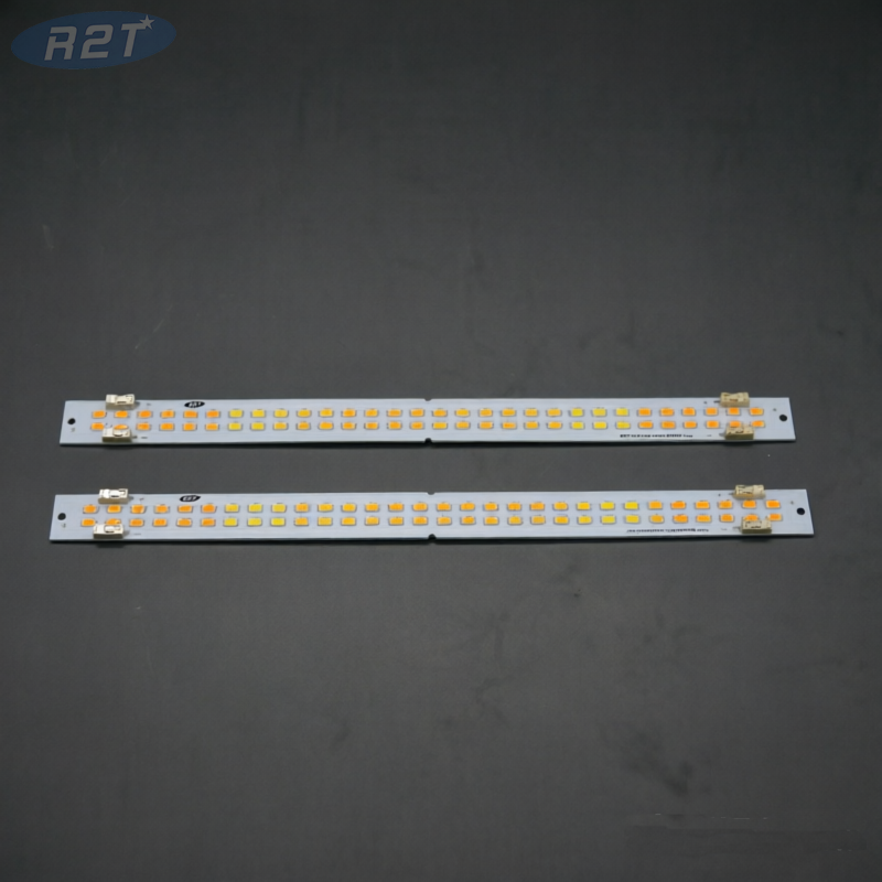 Módulo LED PCBA personalizado de 20 W: tablero de aluminio de 300 × 20 × 2 mm con 60 LED Samsung 561C (26-36 V, 2,0 W/mk)