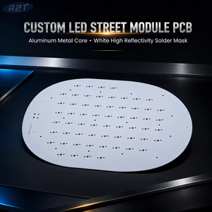PCB de aluminio LED de alta potencia personalizado de 180 W para farolas | 60 uds emulador de flujo LED MCPCB | Placa de circuito de núcleo metálico de gran tamaño de 1,2x0,6 m y ensamblaje de PCBA