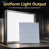 Módulo PCBA blanco frío de 144 LED 2835, tablero de luz LED de 290x290 mm 12 V para publicidad e iluminación