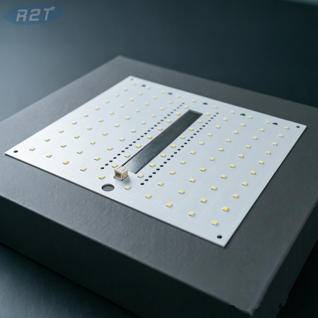 Módulo LED PCB de aluminio personalizado de 180x180 mm y 1,0 mm de espesor | Tablero de luz blanca de corriente constante 2835 SMD 20S5P para iluminación industrial