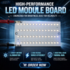 56-SMD2835 Placa de aluminio LED de alto voltaje (75-90V200mA) Soluciones PCBA personalizadas - R2T Industria