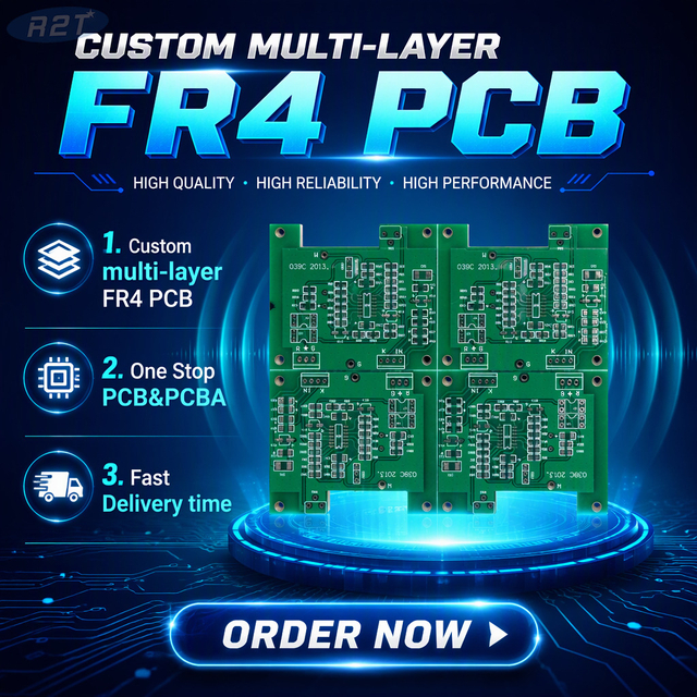 Panel PCB multicapa FR4 personalizado para módulos de control LED | R2T Industria