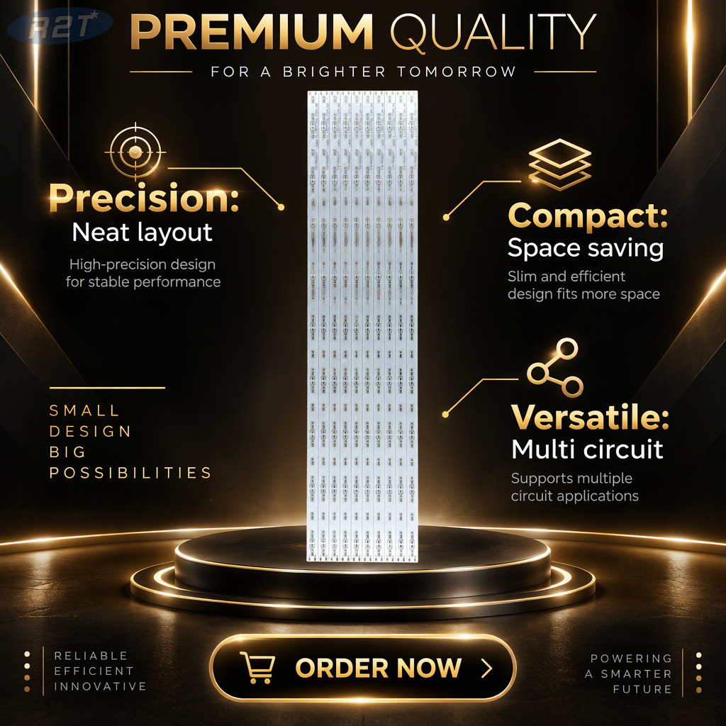 Módulo PCB de aluminio LED 5730 de 1,0 mm - Tablero desnudo personalizado 10S6P