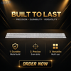 Módulo LED lineal personalizado PCBA de 60 W: placa de aluminio de 600 × 20 × 2 mm con 120 LED Samsung 561C (30-40 V, 900 mA, 2,0 W/mk)